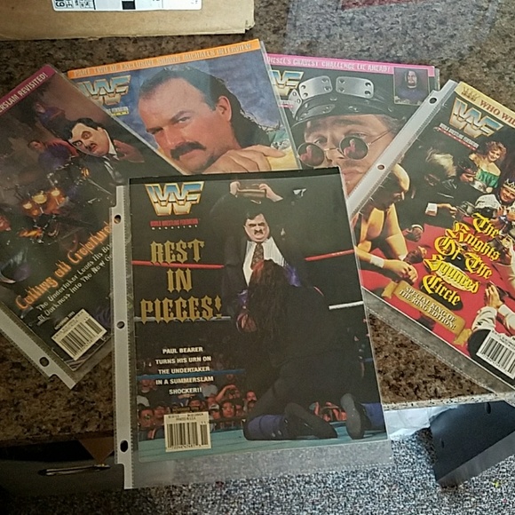 Other - Vintage wwf wrestling magazines